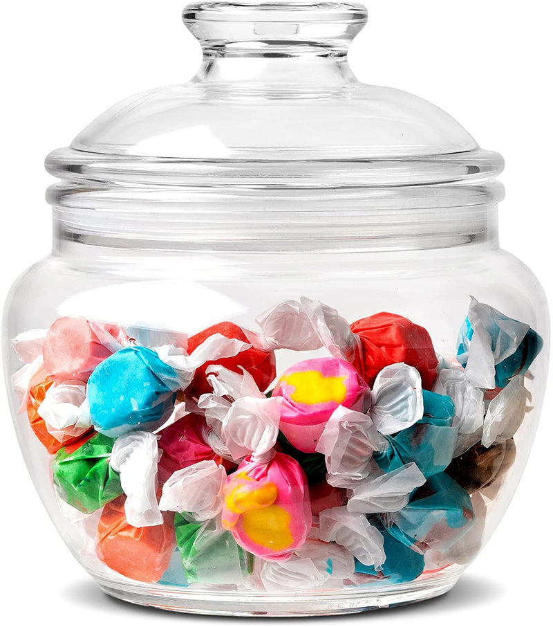 Large Acrylic Candy Jar, 1 Gallon Jar With Lid